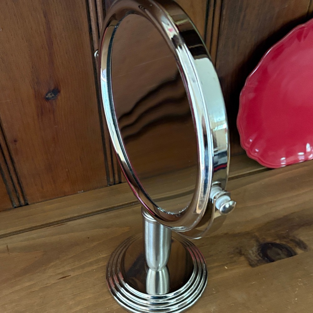 Silver Vanity Mirror